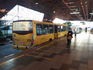 Notícia - A tímida volta dos ônibus em Criciúma