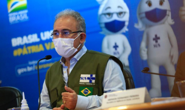 Notícia - Brasil ultrapassa marca de 110 milhões de doses de vacinas aplicadas