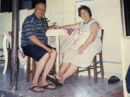 Foto: Nonna Niza e o marido Domingos Salvador - arquivo família