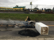 Manifestação em Maracajá. Foto: Divulgação