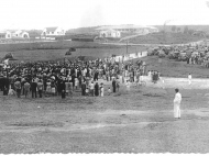 Praça do Congresso Criciúma - década de 1940 - foto Zapellini